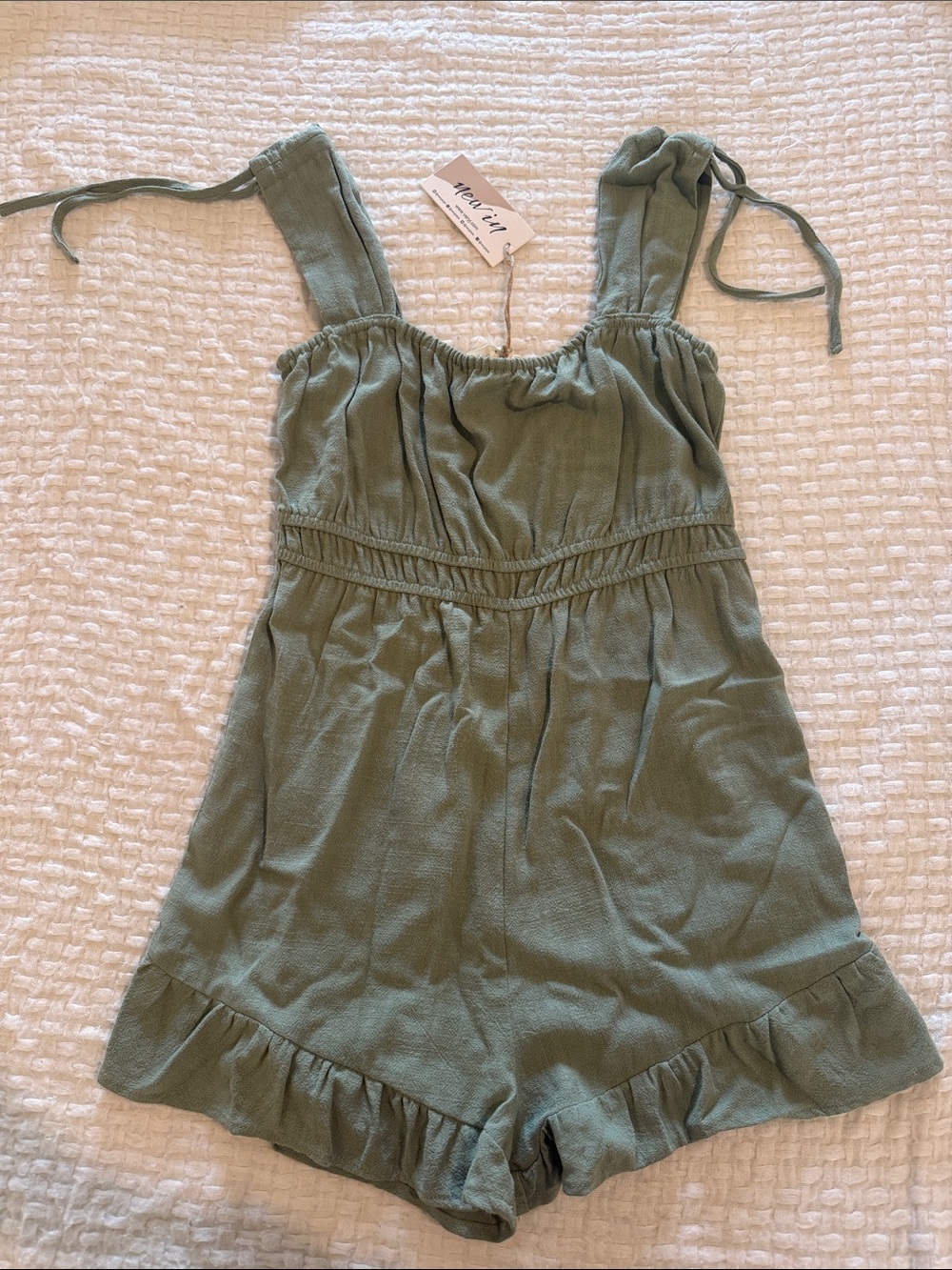 Olive Green Romper NWT